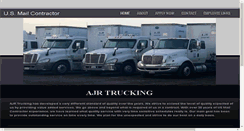 Desktop Screenshot of ajrtrucking.com